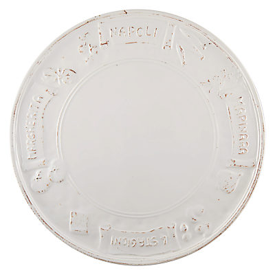 Virginia Casa Toscana Pizza Plate, White Virginia Casa Toscana Pizza Plate, White